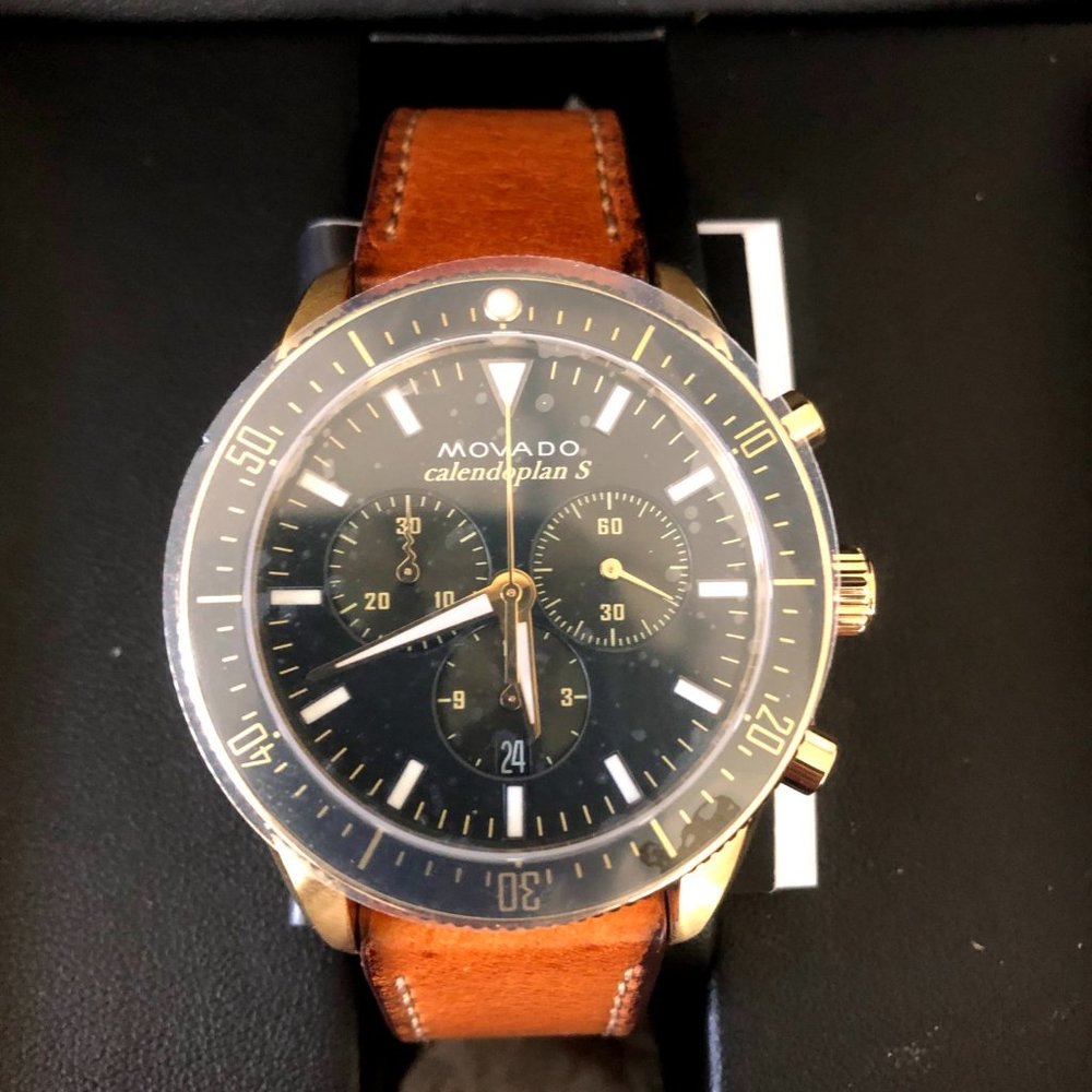 Men's Movado Heritage Series Calendoplan S Chronograph